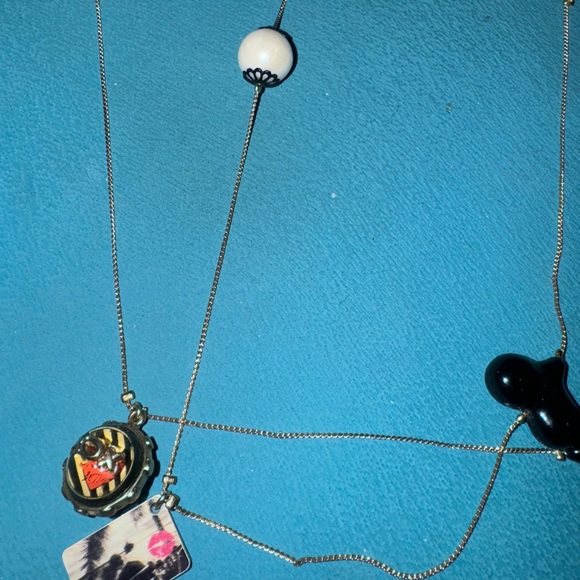 Betsey Johnson Love Travel Charm Necklace - Picture 1 of 5